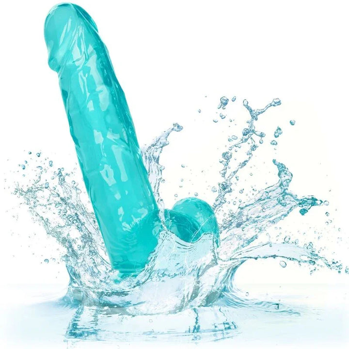 CALEXOTICS - SIZE QUEEN DILDO AZUL 15.3 CM - Nuvica