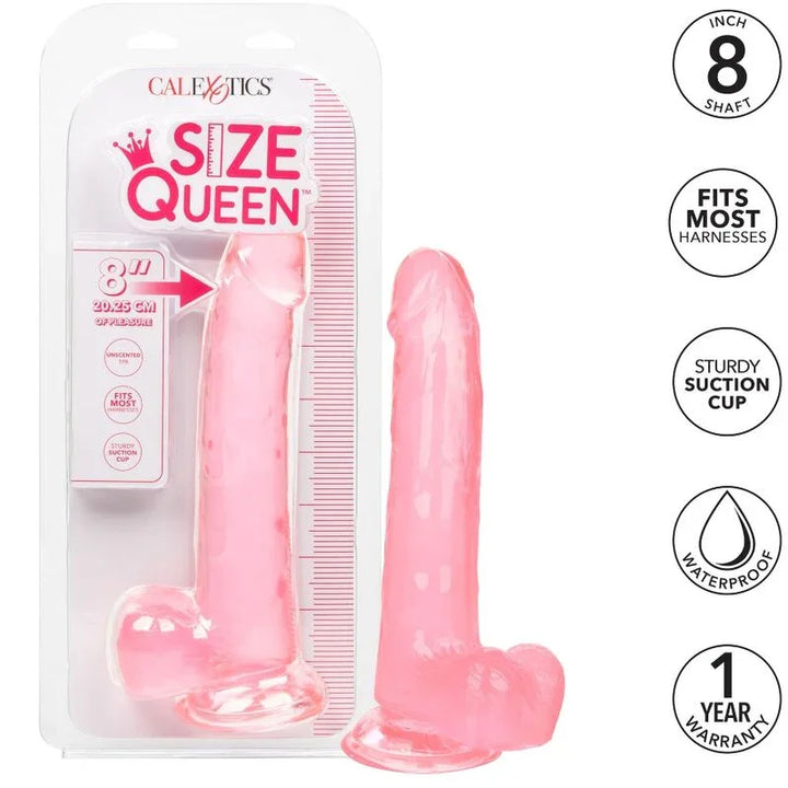 CALEXOTICS - SIZE QUEEN DILDO ROSA 20.3 CM - Nuvica
