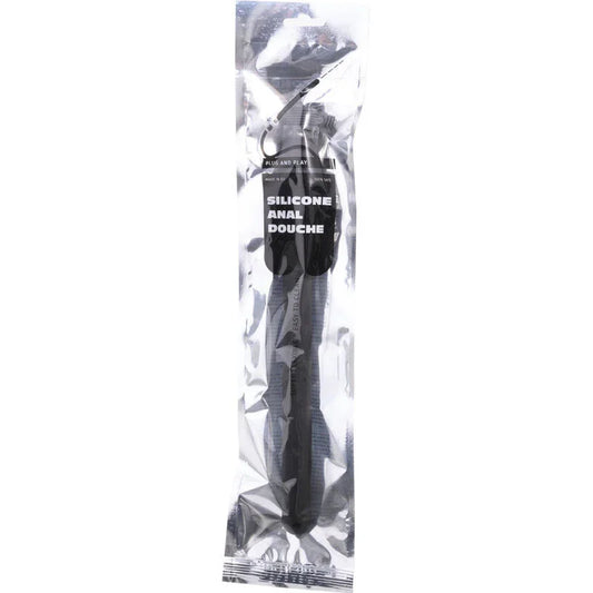 ALL BLACK - DUCHA ANAL SILICONA 27 CM - Nuvica