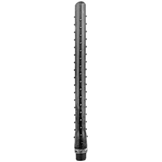 ALL BLACK - RIDGED DUCHA ANAL SILICONA 27 CM - Nuvica