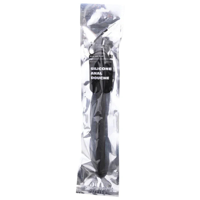 ALL BLACK - RIDGED DUCHA ANAL SILICONA 27 CM - Nuvica