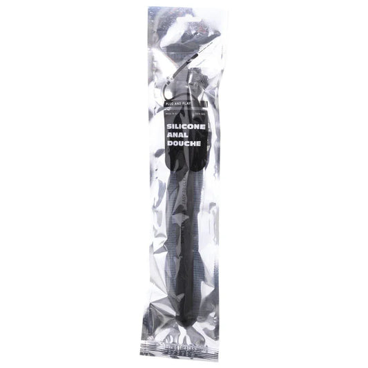 ALL BLACK - RIDGED DUCHA ANAL SILICONA 27 CM - Nuvica