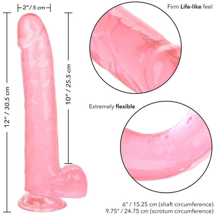 CALEXOTICS - SIZE QUEEN DILDO ROSA 25.5 CM - Nuvica