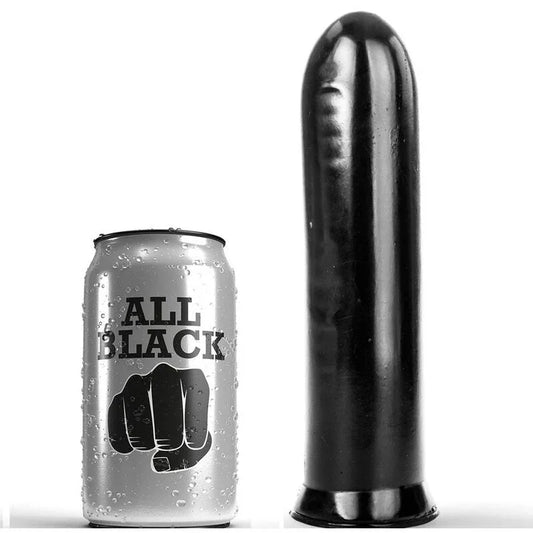 ALL BLACK - DILDO NEGRO 19 CM - Nuvica
