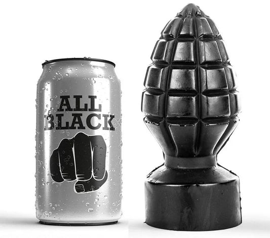 ALL BLACK - PLUG ANAL 14 CM - Nuvica