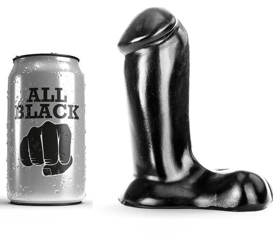 ALL BLACK - DILDO REALÍSTICO 14 CM - Nuvica