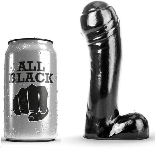 ALL BLACK - DILDO NEGRO 15 CM - Nuvica