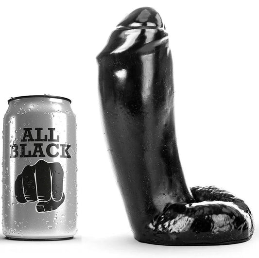 ALL BLACK - DILDO REALÍSTICO 18 CM - Nuvica