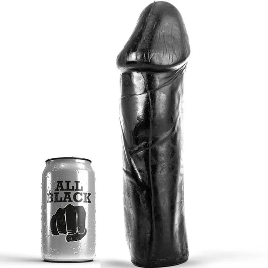 ALL BLACK - DONG 28 CM SIN TESTÍCULOS - Nuvica