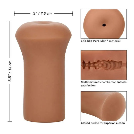 CALEXOTICS - MASTURBADOR BOUNDLESS STROKER COLOR CARAMELO - Nuvica