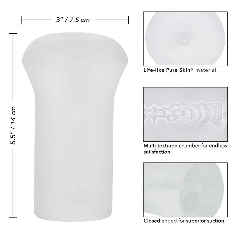CALEXOTICS - MASTURBADOR BOUNDLESS STROKER TRANSPARENTE - Nuvica