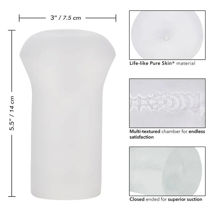 CALEXOTICS - MASTURBADOR BOUNDLESS STROKER TRANSPARENTE - Nuvica