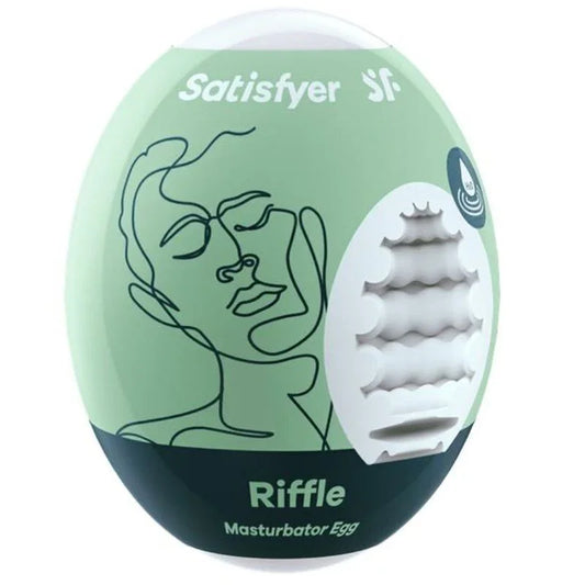 SATISFYER - RIFFLE HUEVO MASTUBADOR - Nuvica