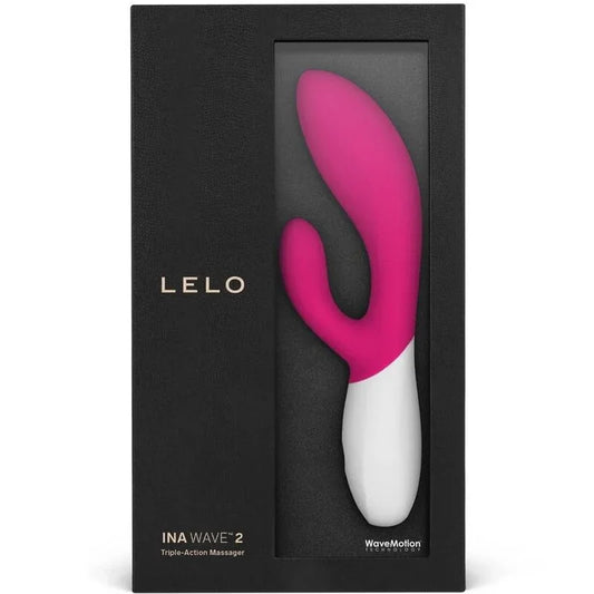 LELO - INA WAVE 2 VBRADOR LUJO MOVIMIENTO ESPECIAL FUCSIA - Nuvica