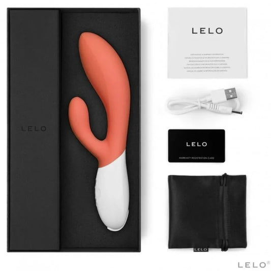 LELO - INA 3 VIBRADOR RABBIT LUJO CORAL - Nuvica