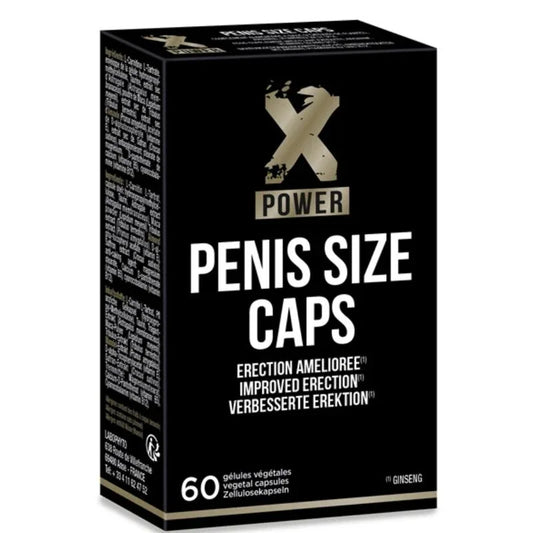 XPOWER - PENIS SIZE CAPS MEJORA DE LA ERECCIÓN 60 CAP - Nuvica
