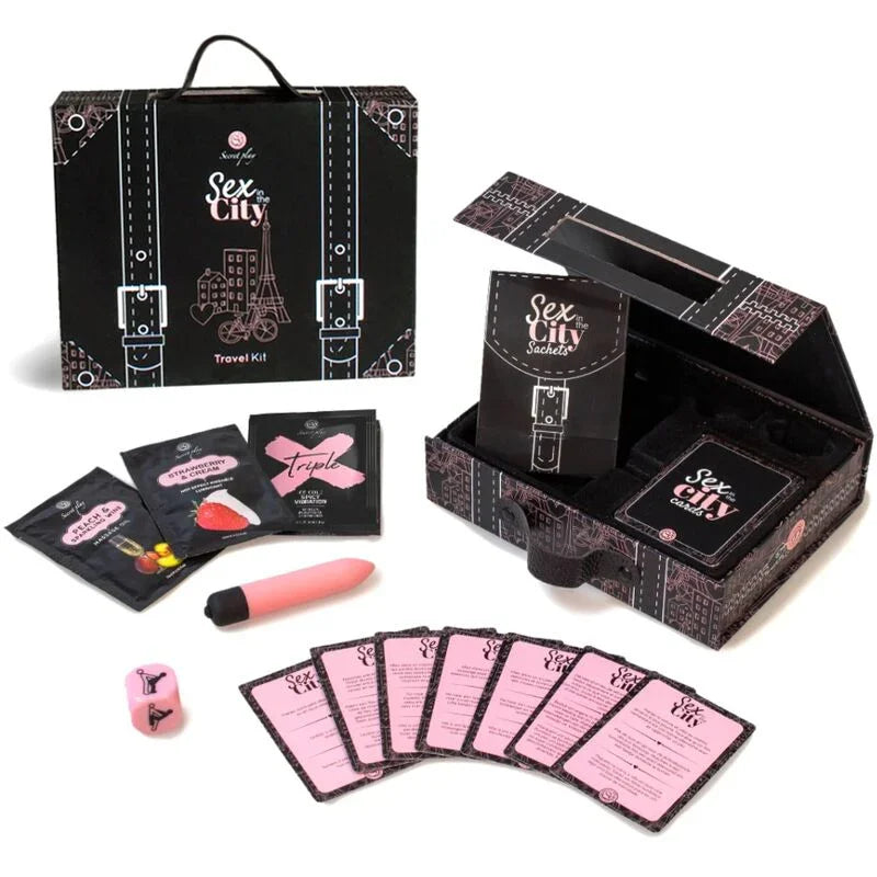 SECRETPLAY - SEX IN THE CITY TRAVEL KIT (ES/EN/DE/FR/NL/PT) - Nuvica
