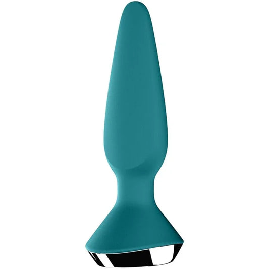 SATISFYER - PLUG ILICIOUS 1 PLUG VIBRADOR VERDE - Nuvica