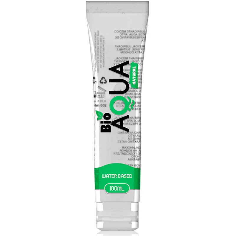 BIOAQUA - LUBRICANTE INGREDIENTES NATURALES BASE AGUA 100 ML - Nuvica