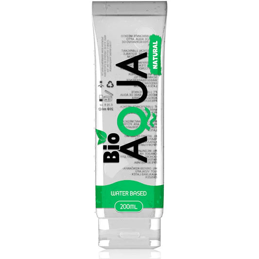 BIOAQUA - LUBRICANTE INGREDIENTES NATURALES BASE AGUA 200 ML - Nuvica
