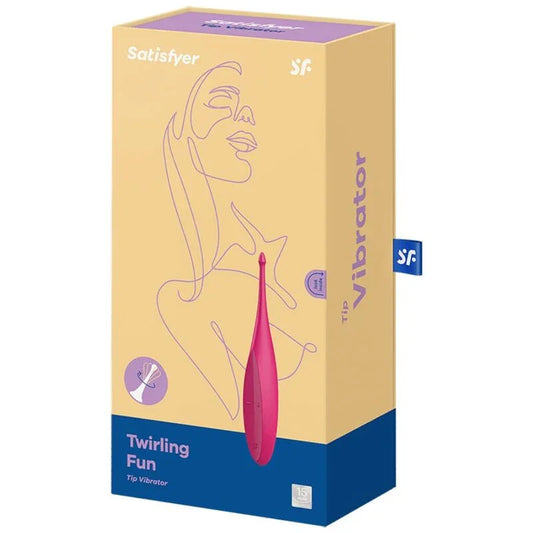 SATISFYER - TWIRLING FUN ESTIMULADOR CLITORIS ROSA - Nuvica