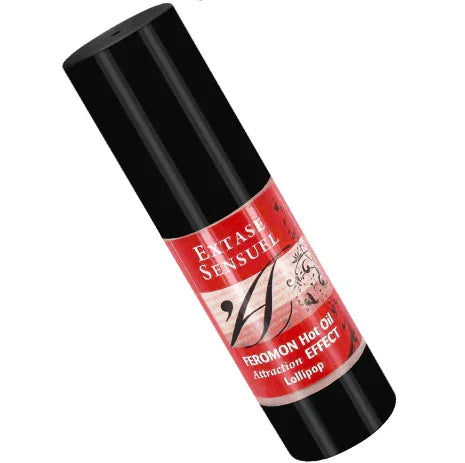 EXTASE SENSUAL - ACEITE MASAJE EFECTO CALOR CON FEROMONAS PIRULETA 30 ML - Nuvica