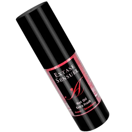 EXTASE SENSUAL - ACEITE ESTIMULANTE FRESA VIAJE CALOR 35 ML - Nuvica