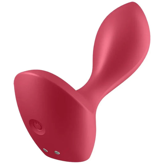 SATISFYER - BACKDOOR LOVER PLUG ANAL VIBRADOR ROJO - Nuvica
