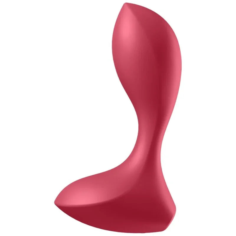 SATISFYER - BACKDOOR LOVER PLUG ANAL VIBRADOR ROJO - Nuvica