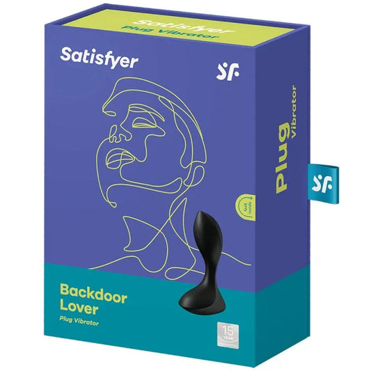 SATISFYER - BACKDOOR LOVER PLUG ANAL VIBRADOR NEGRO - Nuvica