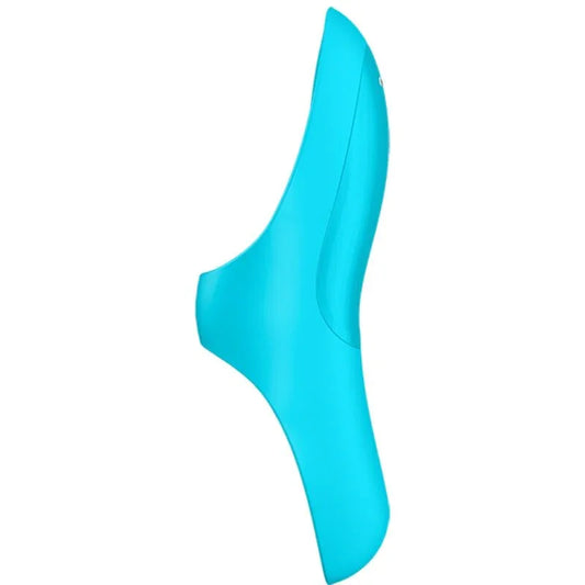 SATISFYER - TEASER DEDAL VIBRADOR AZUL LIGHT - Nuvica