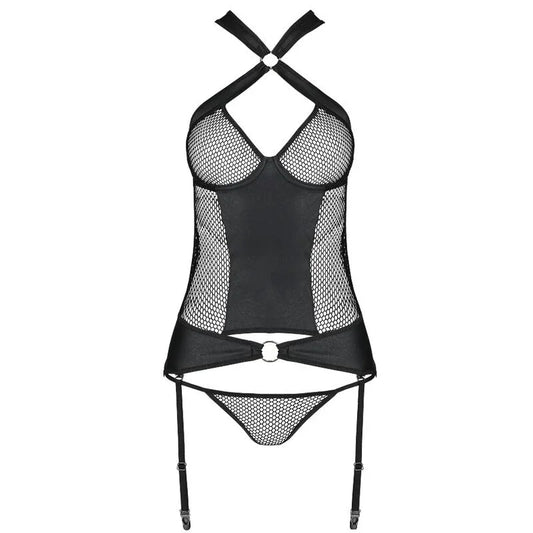PASSION - AMANDA CORSET CUERO ECOLOGICO S/M - Nuvica
