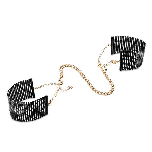 BIJOUX - DÉSIR MÉTALLIQUE ESPOSAS MALLA METALICA NEGRA - Nuvica
