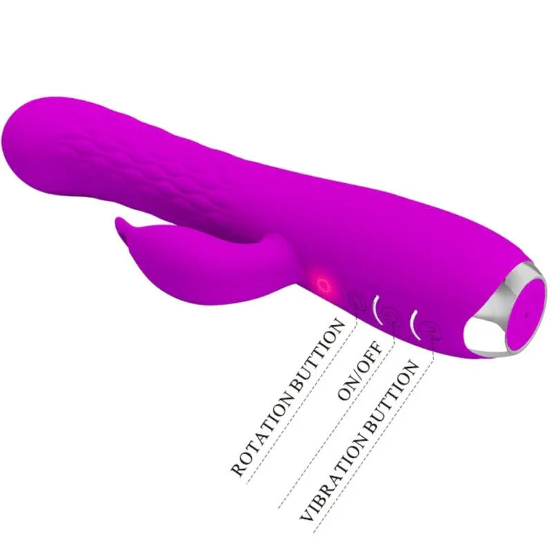 PRETTY LOVE - MOLLY VIBRADOR CON ROTACION RECARGABLE - Nuvica