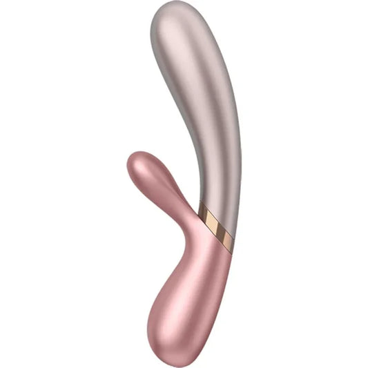SATISFYER - HOT LOVER VIBRADOR ROSA & BEIGE - Nuvica