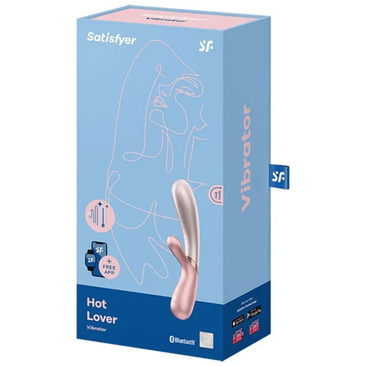 SATISFYER - HOT LOVER VIBRADOR ROSA & BEIGE - Nuvica