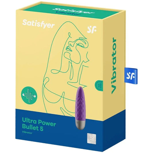 SATISFYER - ULTRA POWER BULLET 5 BALA VIBRADORA VIOLETA - Nuvica