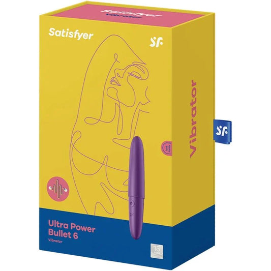 SATISFYER - ULTRA POWER BULLET 6 BALA VIBRADORA MORADA - Nuvica