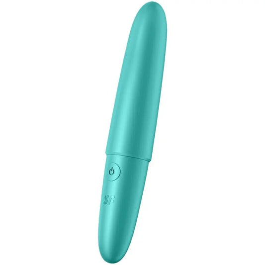 SATISFYER - ULTRA POWER BULLET 6 BALA VIBRADORA TURQUESA - Nuvica