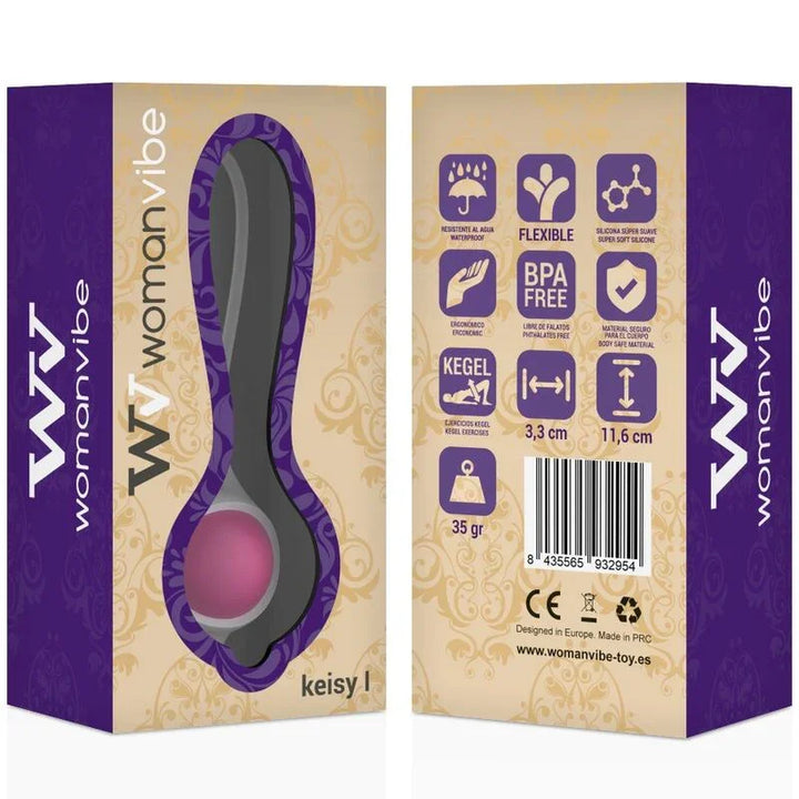 WOMANVIBE - KEISY I BOLA GEISHA SILICONA - ROSA - Nuvica