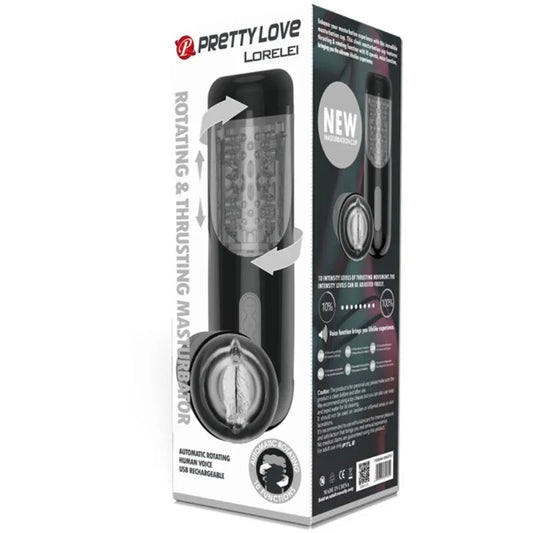 PRETTY LOVE - MASTURBADOR RECARGABLE MULTIFUNCIÓN LORELEI - Nuvica