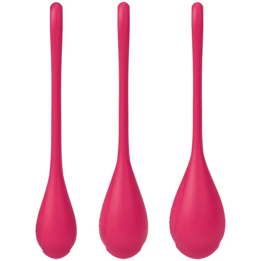 SATISFYER - YONI POWER 1 KIT DE ENTRENAMIENTO ROJO - Nuvica