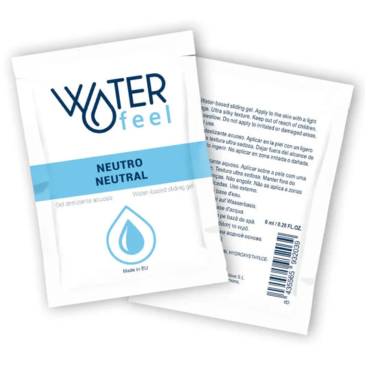 WATERFEEL - GEL DESLIZANTE BASE AGUA NEUTRO 6 ML - Nuvica