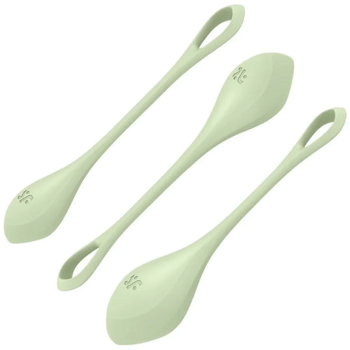 SATISFYER - YONI POWER 2 KIT DE ENTRENAMIENTO VERDE - Nuvica