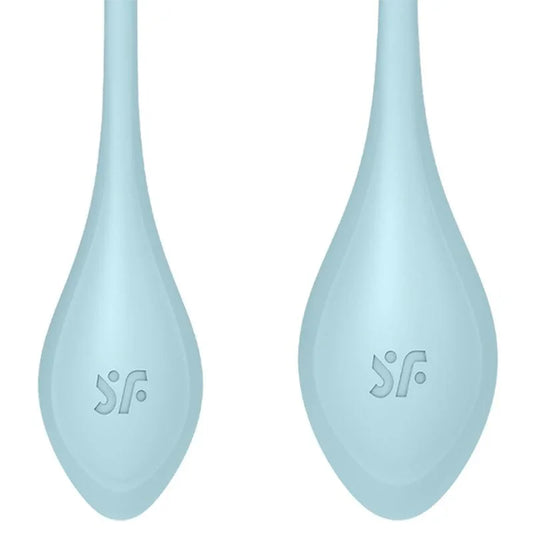 SATISFYER - YONI POWER 2 KIT DE ENTRENAMIENTO AZUL - Nuvica