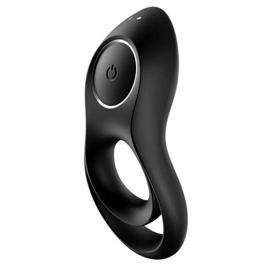 SATISFYER - LEGENDARY DUO ANILLO VIBRADOR NEGRO - Nuvica