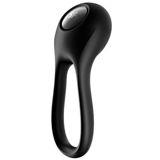 SATISFYER - MAJESTIC DUO ANILLO VIBRADOR NEGRO - Nuvica