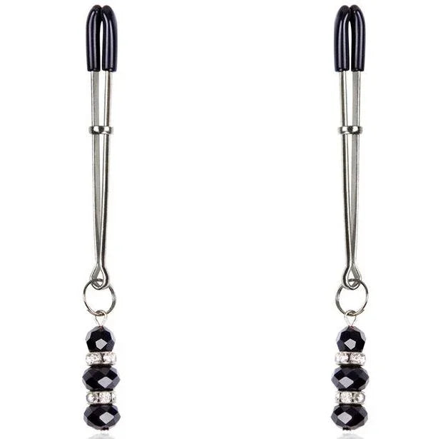 OHMAMA FETISH - PINZAS PEZONES CON PIEDRECITAS CRISTAL - Nuvica