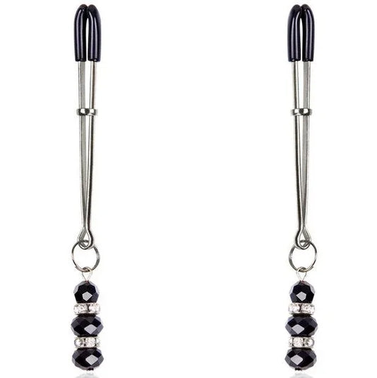 OHMAMA FETISH - PINZAS PEZONES CON PIEDRECITAS CRISTAL - Nuvica