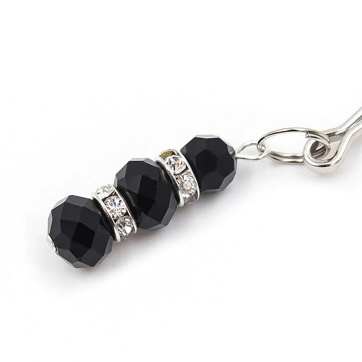 OHMAMA FETISH - PINZAS PEZONES CON PIEDRECITAS CRISTAL - Nuvica